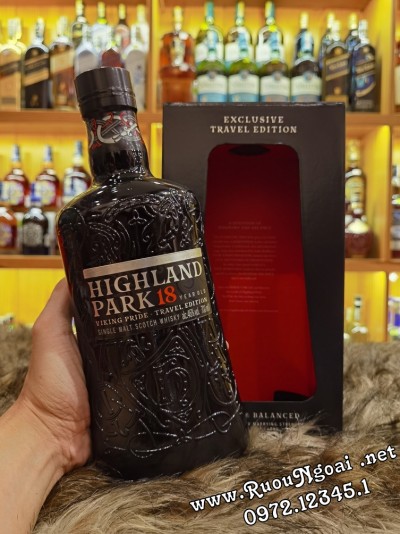 Rượu Highland Park 18YO Travel Edition