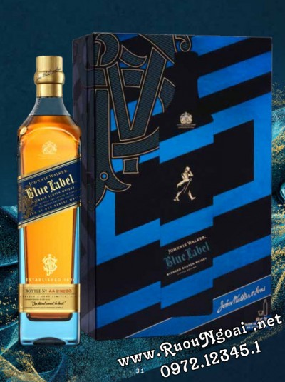 Rượu Johnnie Walker Blue Label Hộp Quà 2023