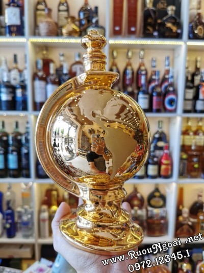 Rượu Janneau XO Globe Gold 24 Carat