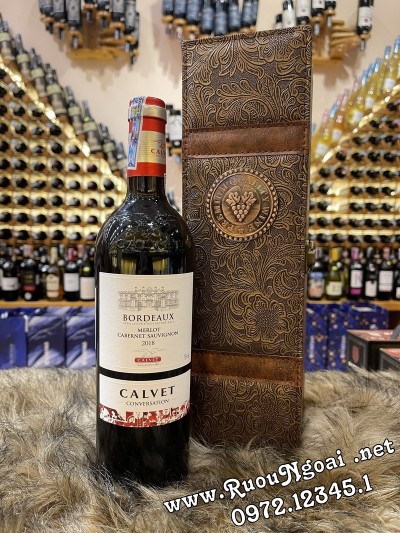 Hộp Quà Rượu Vang Pháp Bordeaux Calvet Giá Tốt