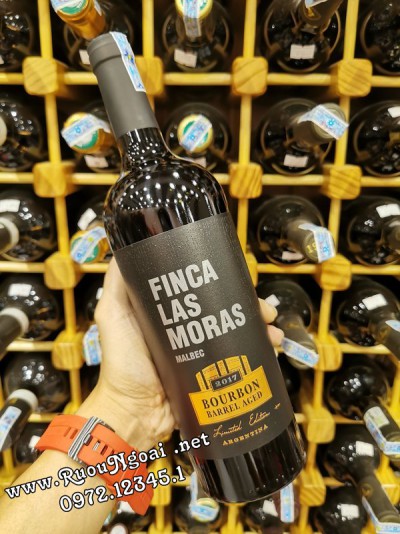Rượu Vang Finca Las Moras RVA Malbec Bourbon